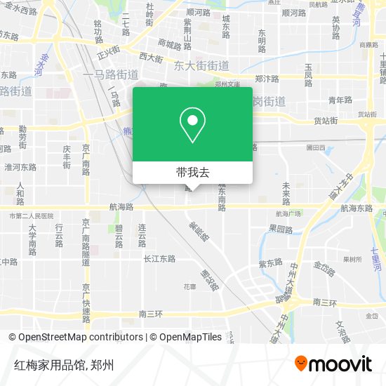 红梅家用品馆地图
