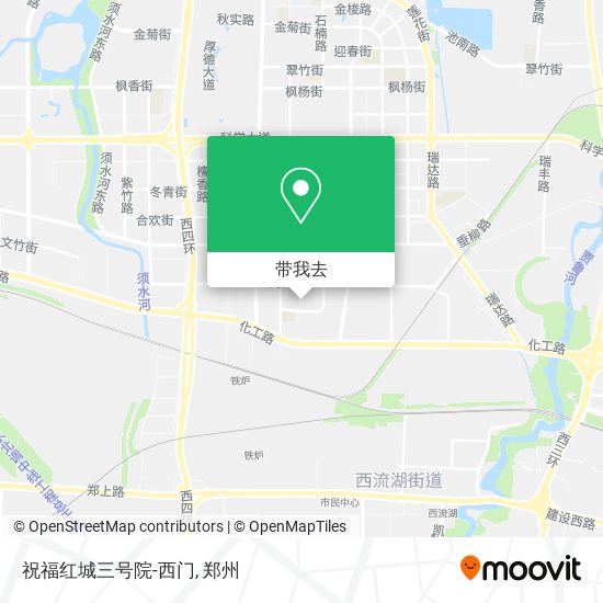 祝福红城三号院-西门地图