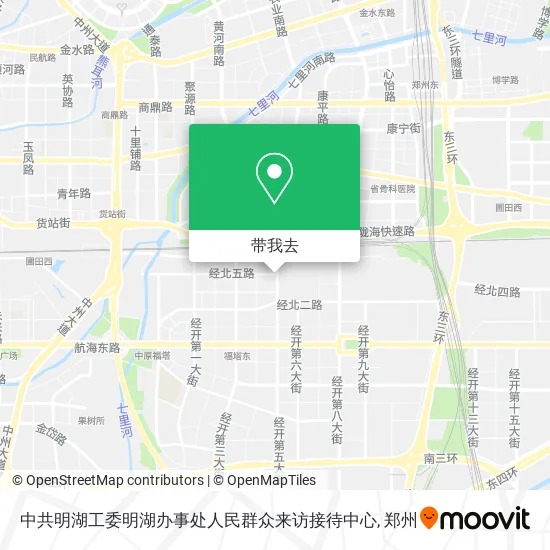 中共明湖工委明湖办事处人民群众来访接待中心地图