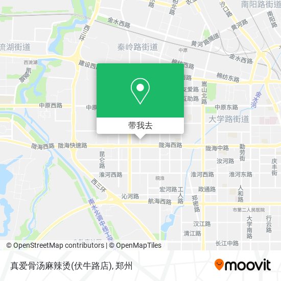 真爱骨汤麻辣烫(伏牛路店)地图