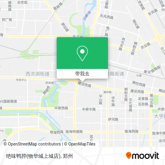 绝味鸭脖(物华城上城店)地图