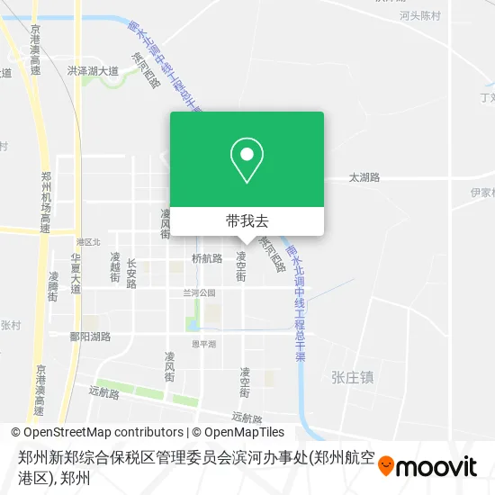 郑州新郑综合保税区管理委员会滨河办事处(郑州航空港区)地图
