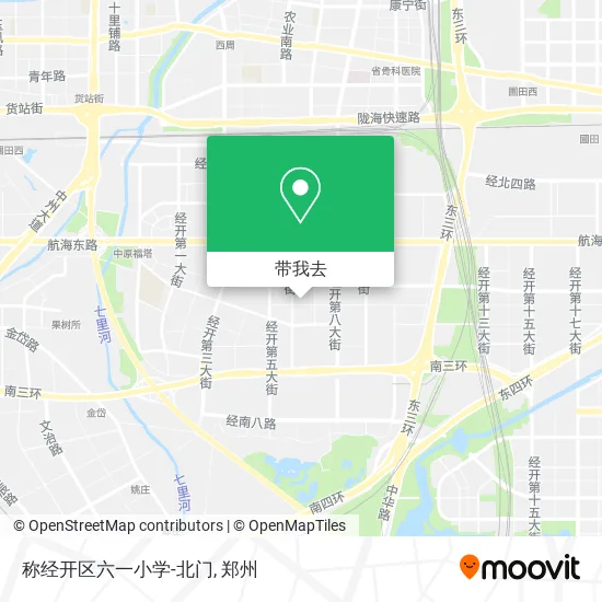 称经开区六一小学-北门地图