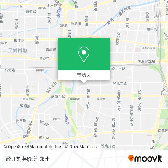 如何坐公交或地铁去管城区的经开刘英诊所 Moovit