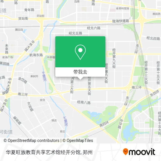 华夏旺族教育共享艺术馆经开分馆地图