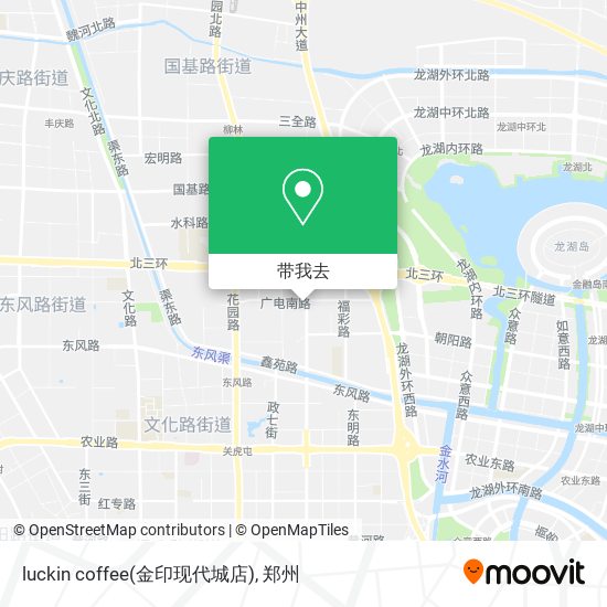 luckin coffee(金印现代城店)地图