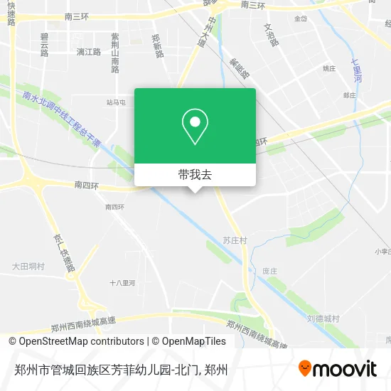 郑州市管城回族区芳菲幼儿园-北门地图