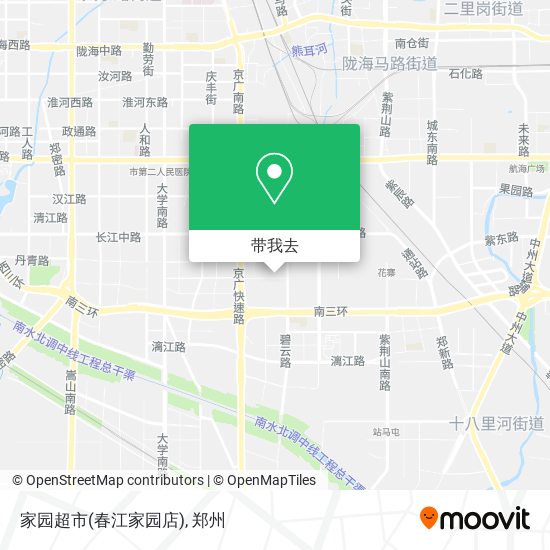 家园超市(春江家园店)地图