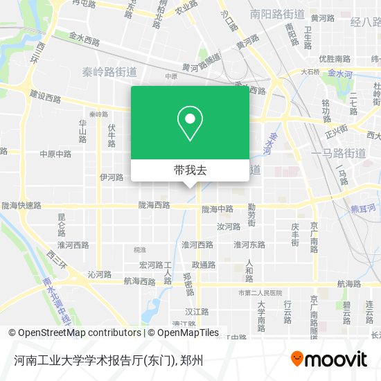 河南工业大学学术报告厅(东门)地图