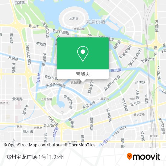 郑州宝龙广场-1号门地图