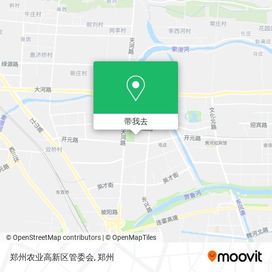 郑州农业高新区管委会地图