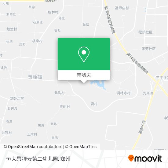 恒大昂特云第二幼儿园地图