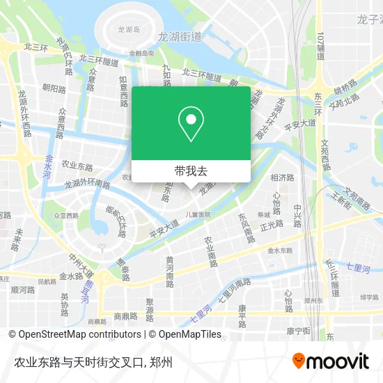 农业东路与天时街交叉口地图
