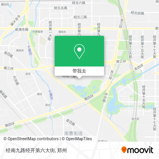 经南九路经开第六大街地图