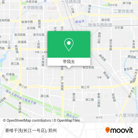 赛维干洗(长江一号店)地图