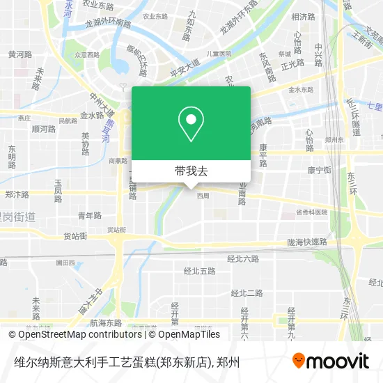 维尔纳斯意大利手工艺蛋糕(郑东新店)地图