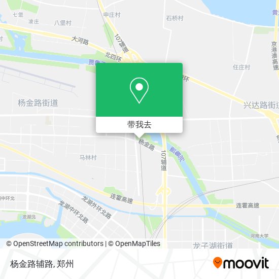 杨金路辅路地图