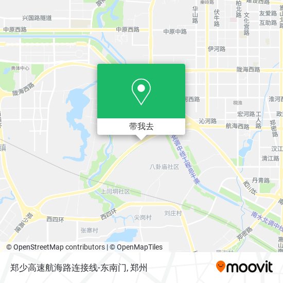 郑少高速航海路连接线-东南门地图