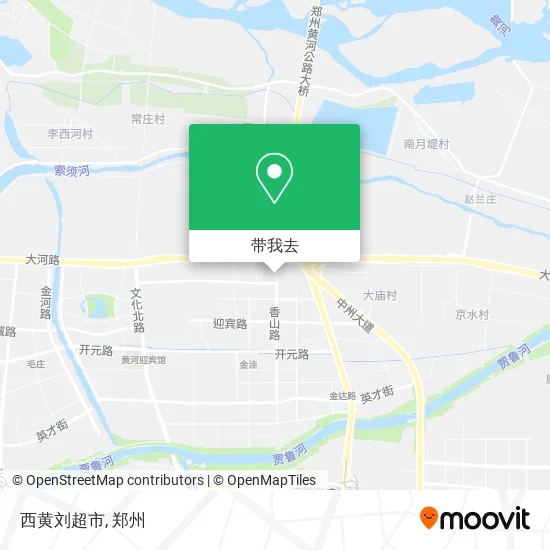 西黄刘超市地图