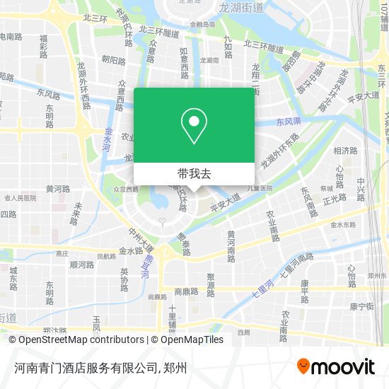 河南青门酒店服务有限公司地图