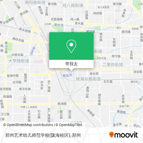 郑州艺术幼儿师范学校(陇海校区)地图