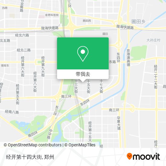 经开第十四大街地图