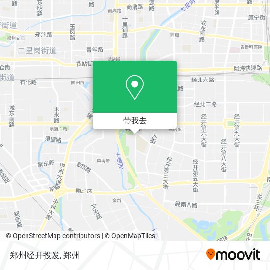 郑州经开投发地图
