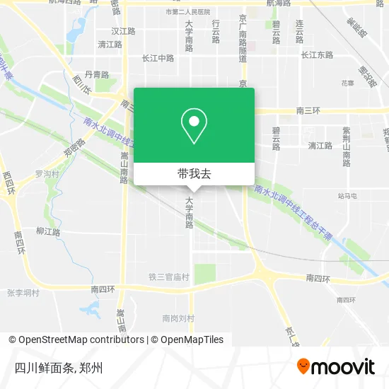 四川鲜面条地图