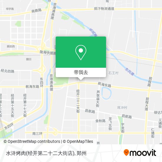 水浒烤肉(经开第二十二大街店)地图