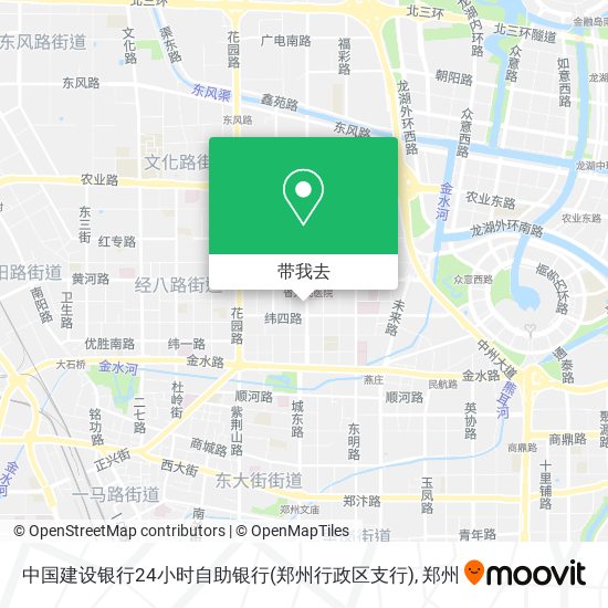 中国建设银行24小时自助银行(郑州行政区支行)地图