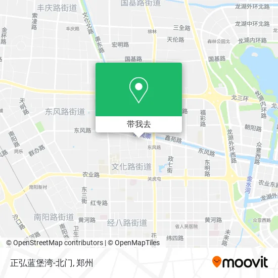 正弘蓝堡湾-北门地图