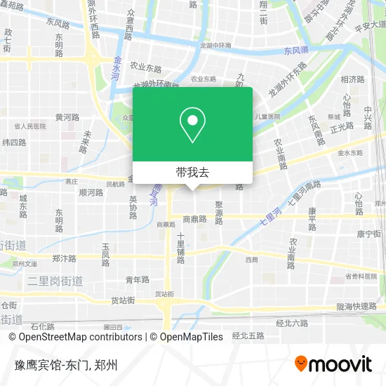 豫鹰宾馆-东门地图
