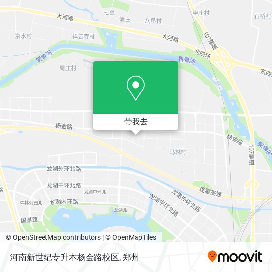 河南新世纪专升本杨金路校区地图