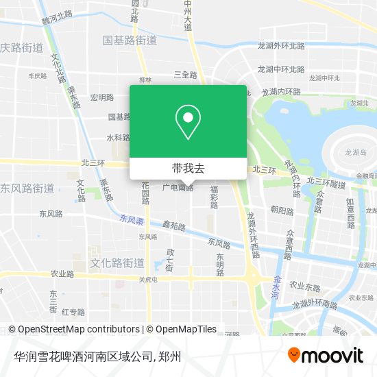 华润雪花啤酒河南区域公司地图