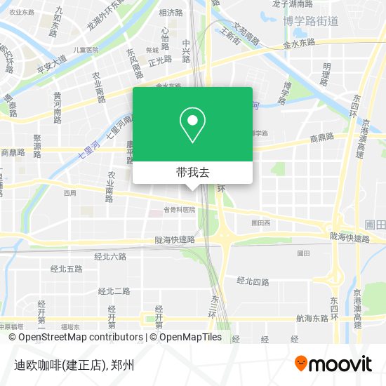 迪欧咖啡(建正店)地图