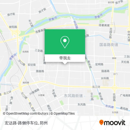 宏达路-路侧停车位地图