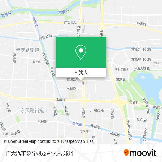 广大汽车影音钥匙专业店地图