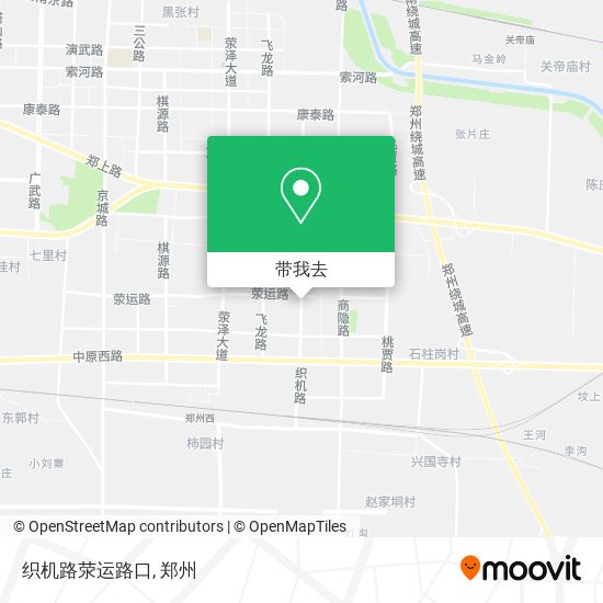 织机路荥运路口地图