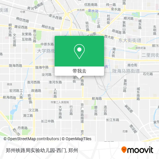 郑州铁路局实验幼儿园-西门地图