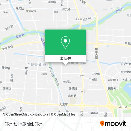 郑州七中植物园地图