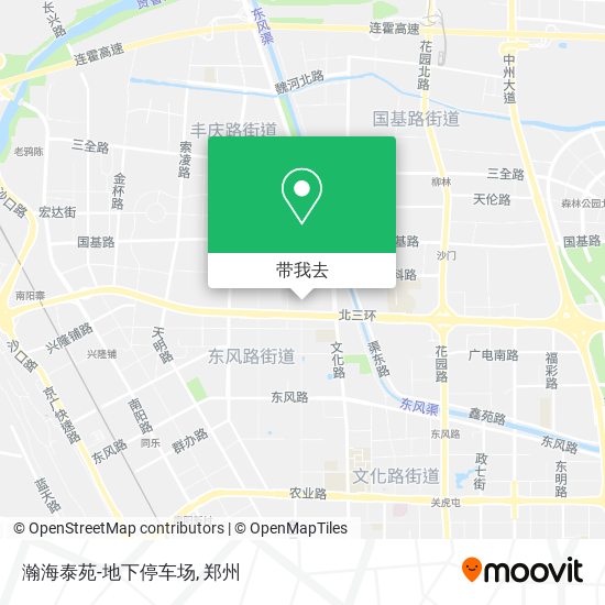 瀚海泰苑-地下停车场地图
