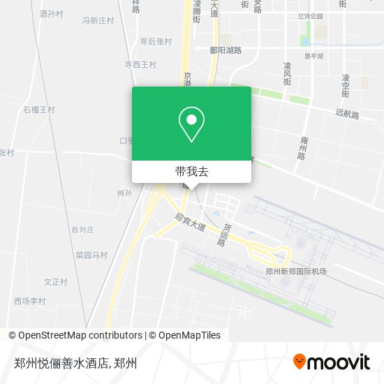 郑州悦俪善水酒店地图