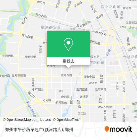 郑州市平价蔬菜超市(颍河路店)地图
