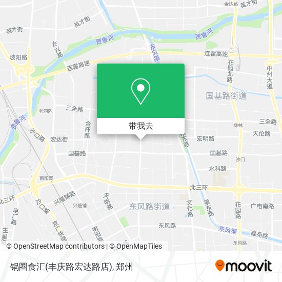 锅圈食汇(丰庆路宏达路店)地图