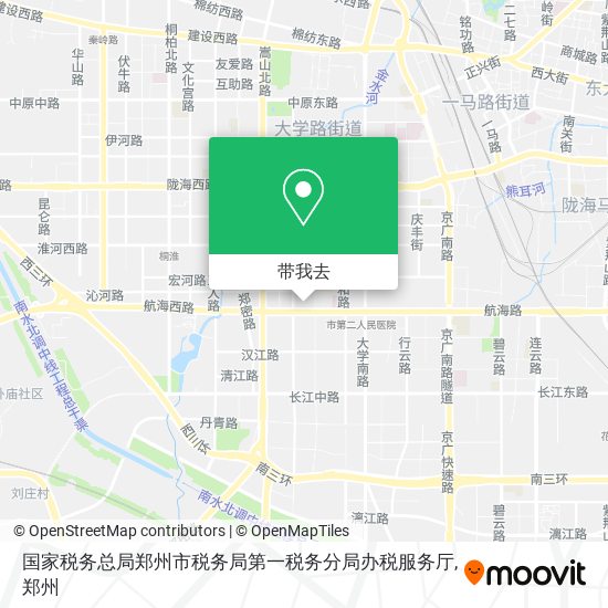 国家税务总局郑州市税务局第一税务分局办税服务厅地图