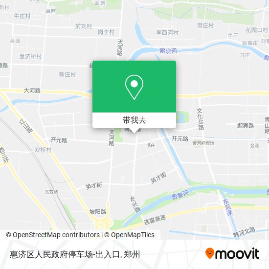 惠济区人民政府停车场-出入口地图