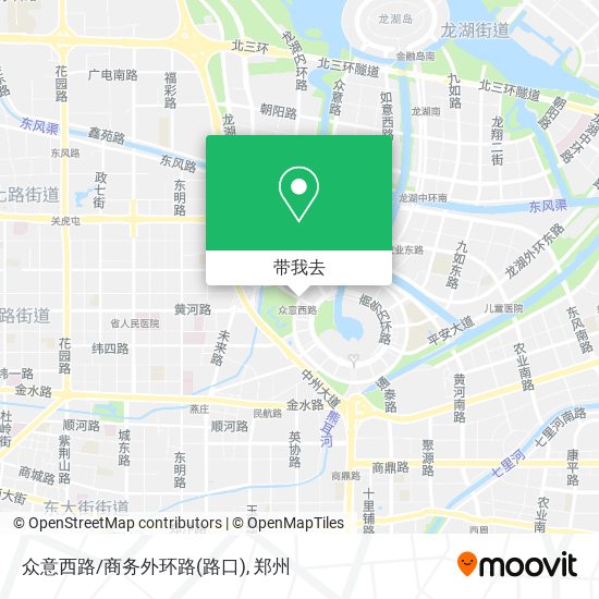 众意西路/商务外环路(路口)地图