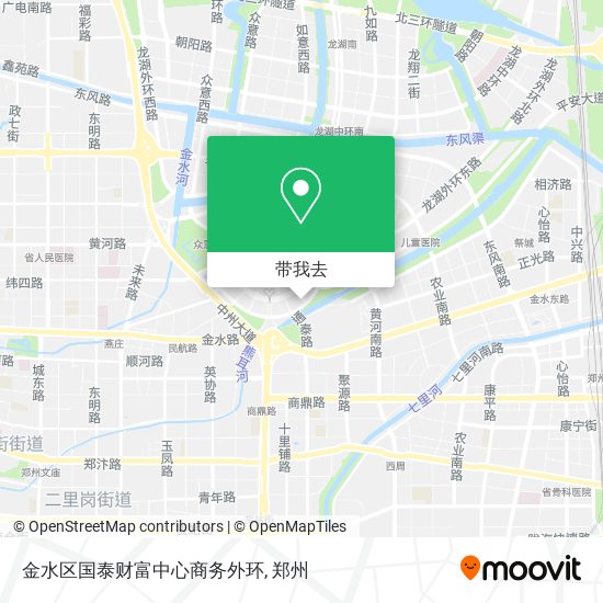 金水区国泰财富中心商务外环地图