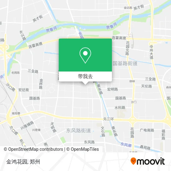 金鸿花园地图