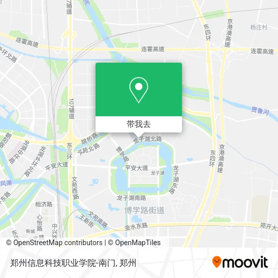 郑州信息科技职业学院-南门地图